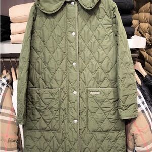 Burberry Olive Quilted Jacket